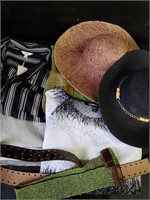 Estate Women's Med/Lg Tops, Hats and Belts