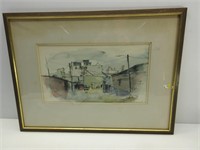 Signed Clara R Stepherson Water Color 14" x 19"