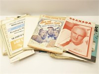 Vintage Music Sheets Books