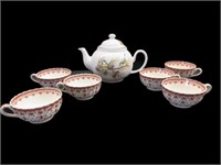 English Tea Pot & Cups
