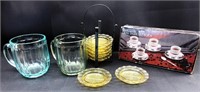 Demi Tasse set ,Vintage Coasters & cups
