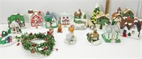Painted Christmas Village Unbranded