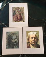 3 Books of Famous Painters
