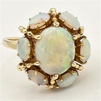 14K Gold Opal Ring