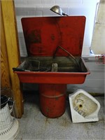 Antique Parts Washer with Solvent Tank