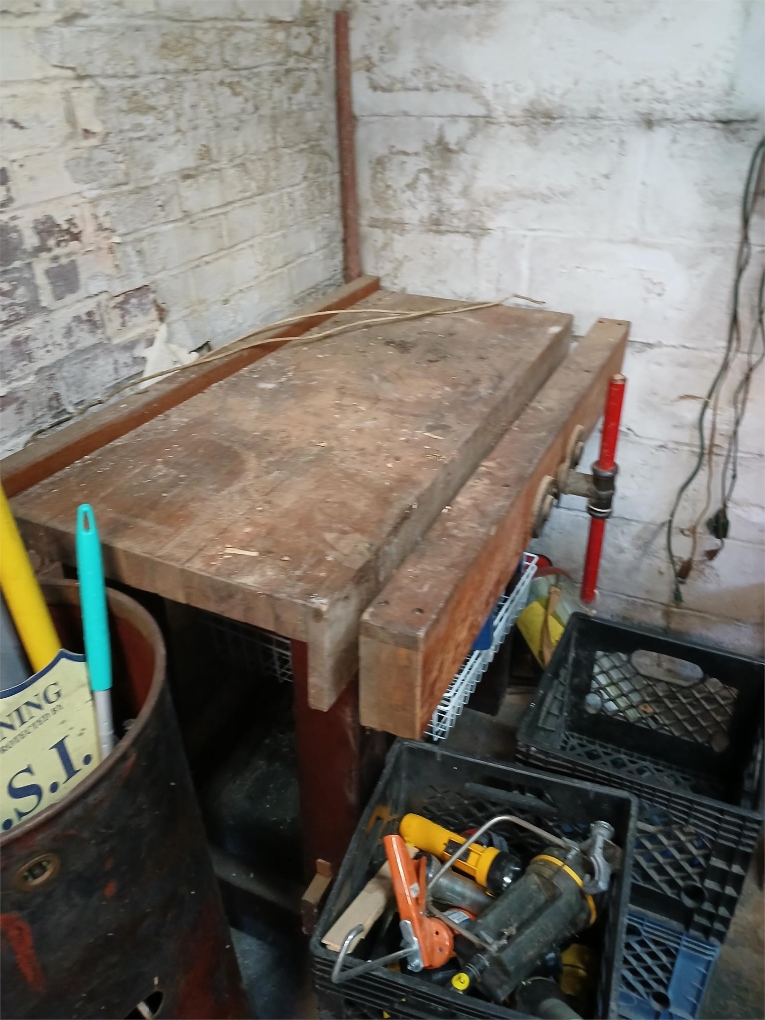 Vintage Shop Work Table