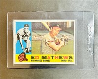 1960 Topps #420 Ed Matthews Baseball Card