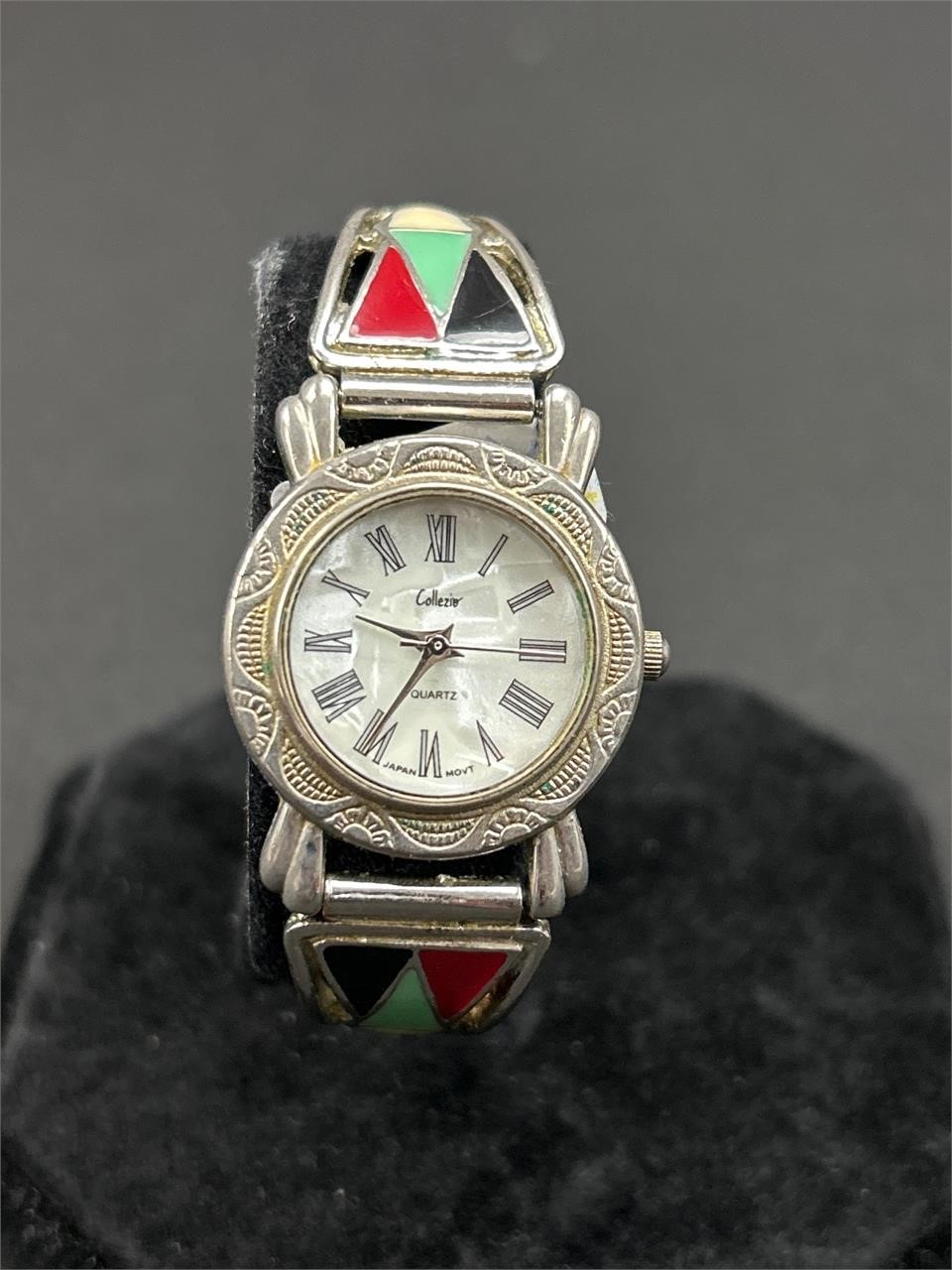 Ladies Collezio Round Silver Tone watch