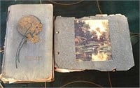 2 Antique Scrapbook Albums