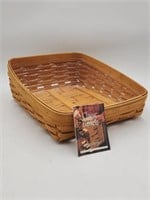 Longaberger Paper Tray Basket with Protector