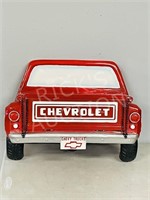 Chevy truck tailgate wall shelf w/glass - 19" wide