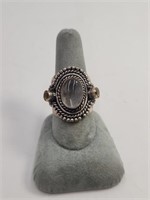 Sterling Silver Ring, Quartz- Size 9