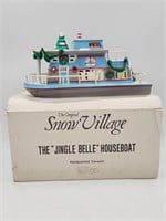 Dept 56 Snow Village Jingle Belle Houseboat 5114-4