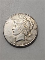 1923 Peace Dollar Silver Coin