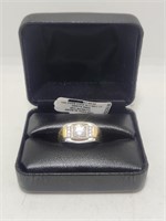Mens 14K/ Sterling Silver Ring Size 10