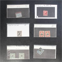 Canal Zone Stamps Used & Mint on dealer cards with
