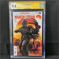 Mandalorian 1 Sign & Sketch by Georges Jeanty