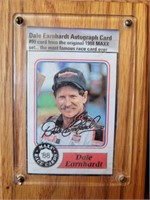 dale earnhardt picture on plaque