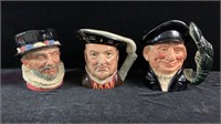 3 Large Royal Doulton Character Jugs