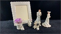 Lenox Picture Frame & Figurines