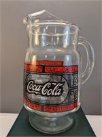 Coca-Cola Glass Pitcher