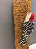 Signed Woodpecker Hanging art