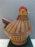 Cool Wicker Chicken Basket
