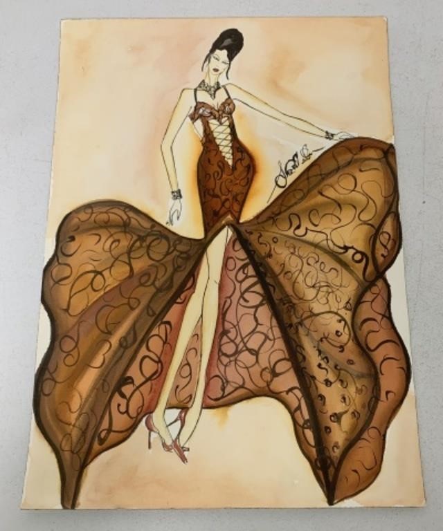 Sonia Estella Ontiveros Fashion Watercolor