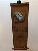 Vintage Leather Wall Hanger