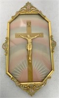 Framed Crucifixion Wall Hanging