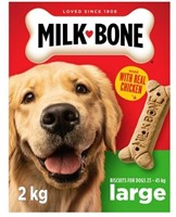 NEW 2KG Milk Bone Dog Treats BB Feb14,2025