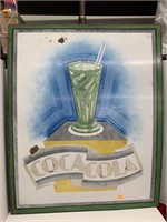 Metal Coca Cola Sign 
Approx 24in x 30in