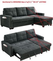 Ucloveria Sleeper Sofa Storage Chaise