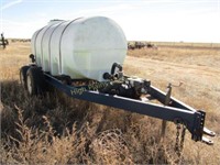 1,000 Gal. Fertilizer Tank on Tandem Axle Trailer
