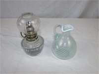 Vintage Swirl Cruet - Vintage Oil Night Light Lamp