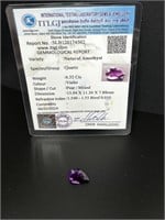 Stone Natural Amethyst violet 6,52