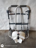 Elderly items walker and toilet chair
