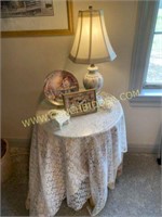 Victorian Themed Decorations with Table cloth