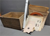 Vintage Dynamite Crate of Targets