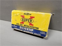Vintage Super X Winchester 30-30 Ammo Box