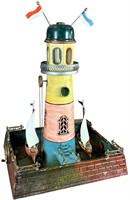 DOLL LIGHTHOUSE W/ SAILBOATS STEAM ACCESSORY