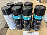 7 x Glasweld G-Clear UV Hard Coat Spray Can