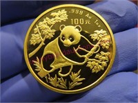 1992 Chinese Panda 1oz.999 Gold Proof Coin