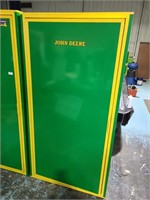 John Deere Colored Upright Storage Cabinet.