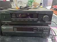 Sherwood stereo receiver & Kenwood CD Player