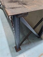 Pair of steel tables/workbench