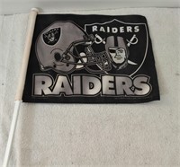 Oakland Raiders car flag