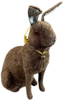 LARGE MOHAIR RABBIT CANDY CONTAINER