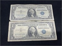 1957 & 1957-B $1 Silver Certificate