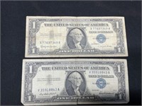 1957 & 1957-B $1 Silver Certificate